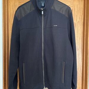 Calvin Klein Black Zip-Up Jacket